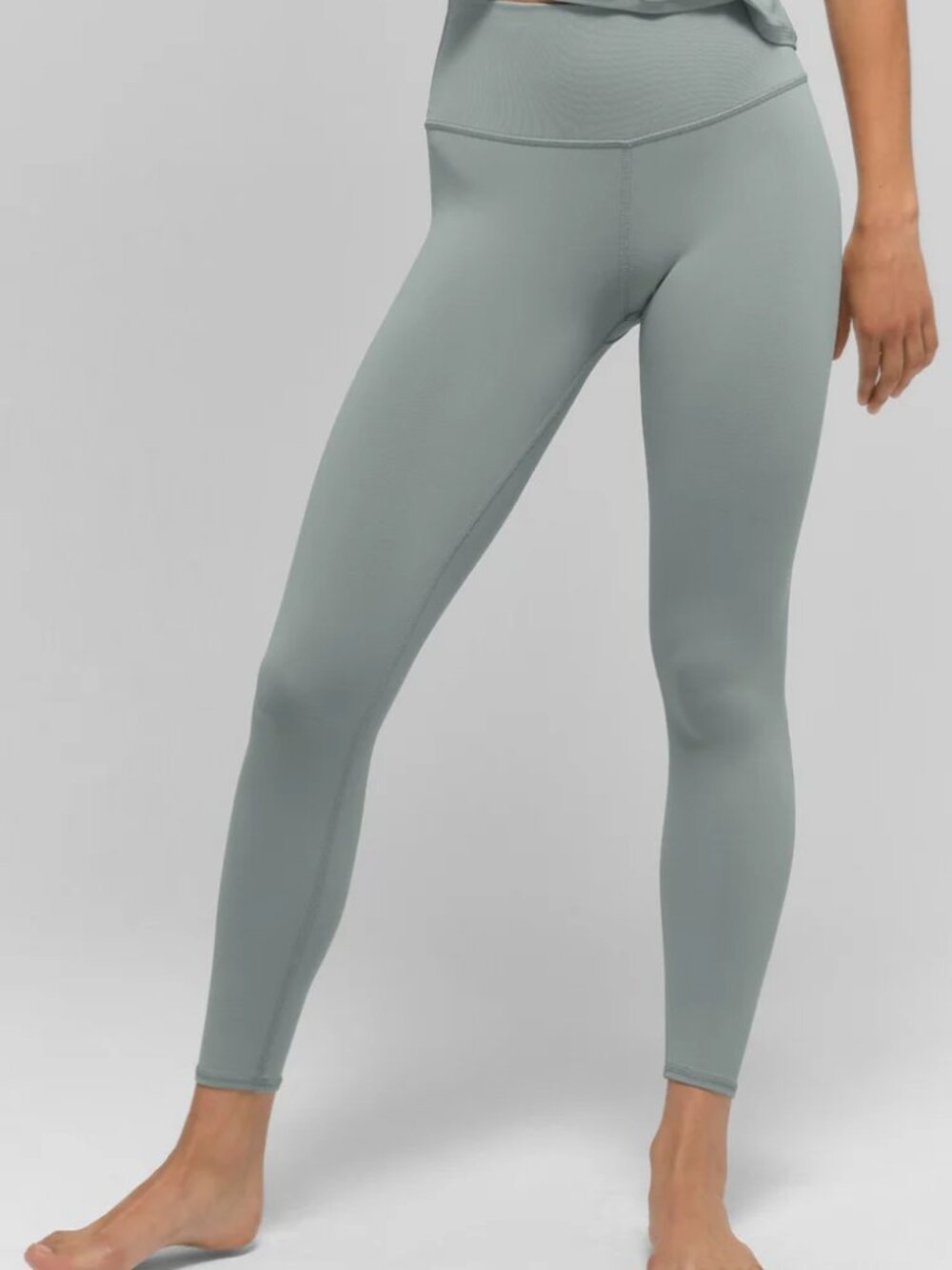 Alo Yoga 7/8 High-Waist Airbrush Legging Lunar Grey Size Medium